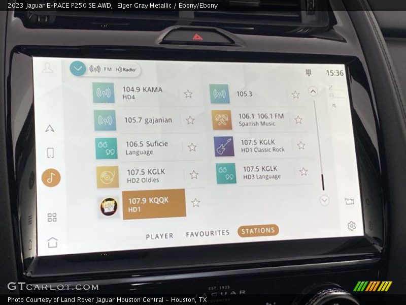 Audio System of 2023 E-PACE P250 SE AWD