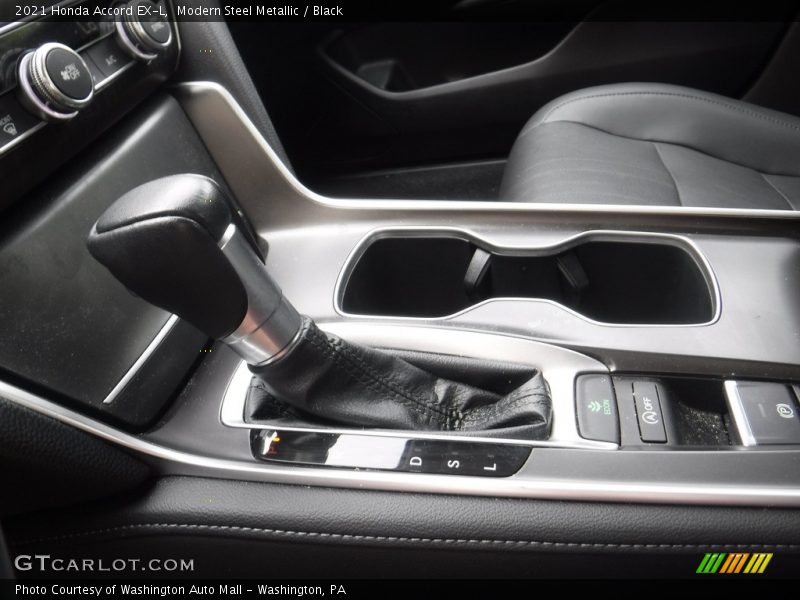 Modern Steel Metallic / Black 2021 Honda Accord EX-L