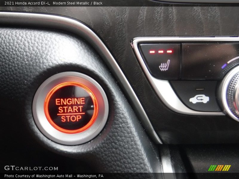 Modern Steel Metallic / Black 2021 Honda Accord EX-L