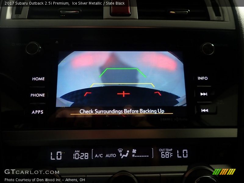 Ice Silver Metallic / Slate Black 2017 Subaru Outback 2.5i Premium