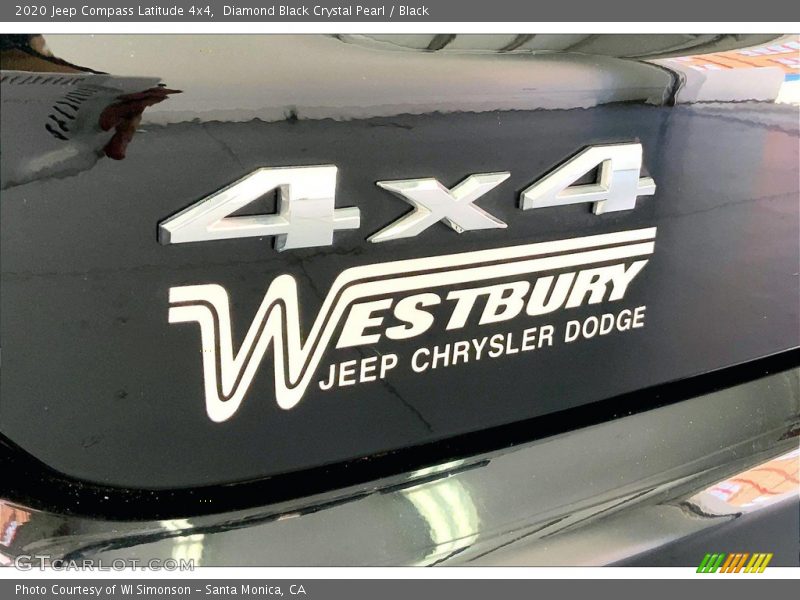 Diamond Black Crystal Pearl / Black 2020 Jeep Compass Latitude 4x4