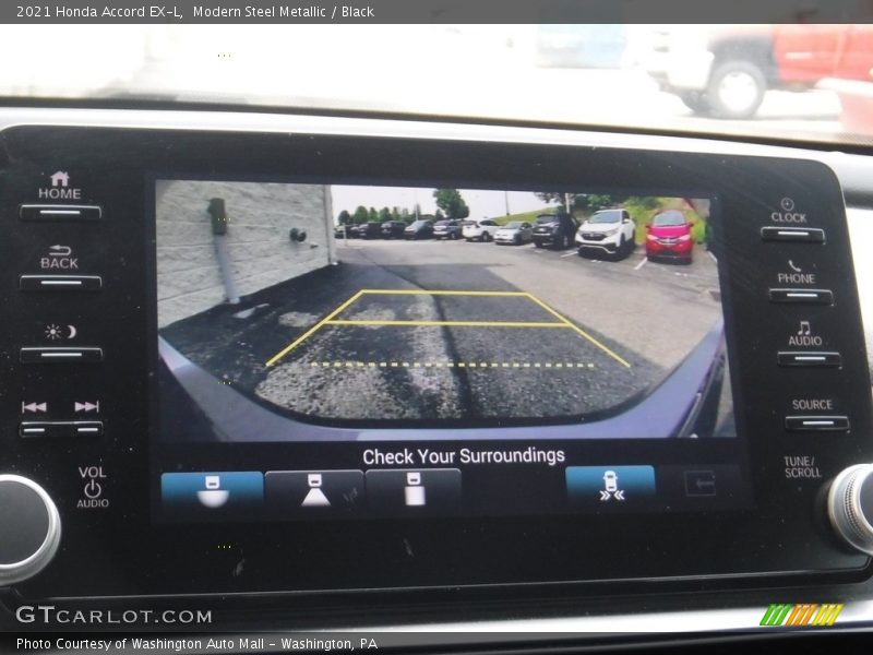 Modern Steel Metallic / Black 2021 Honda Accord EX-L