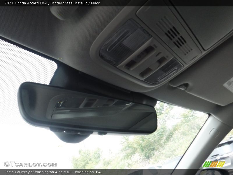 Modern Steel Metallic / Black 2021 Honda Accord EX-L