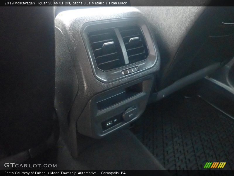 Stone Blue Metallic / Titan Black 2019 Volkswagen Tiguan SE 4MOTION