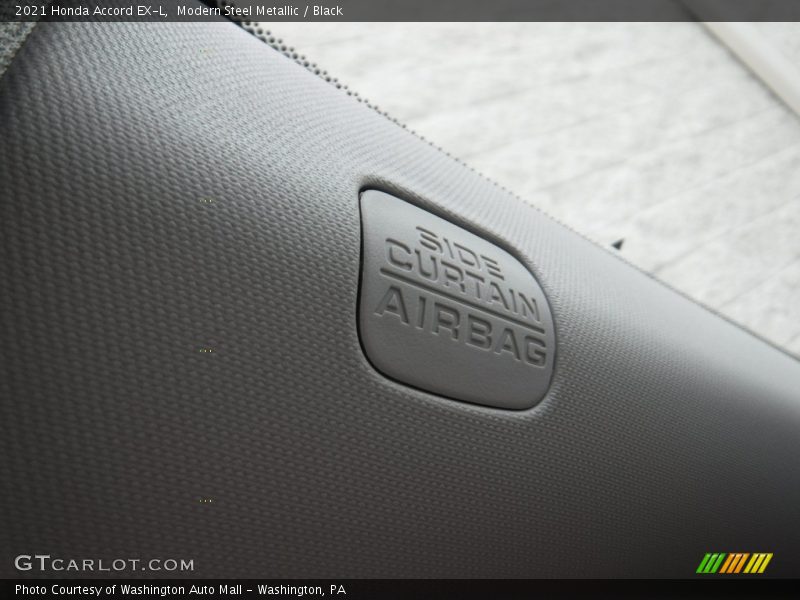 Modern Steel Metallic / Black 2021 Honda Accord EX-L
