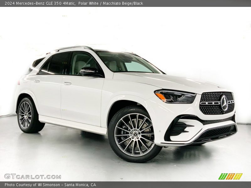 Polar White / Macchiato Beige/Black 2024 Mercedes-Benz GLE 350 4Matic