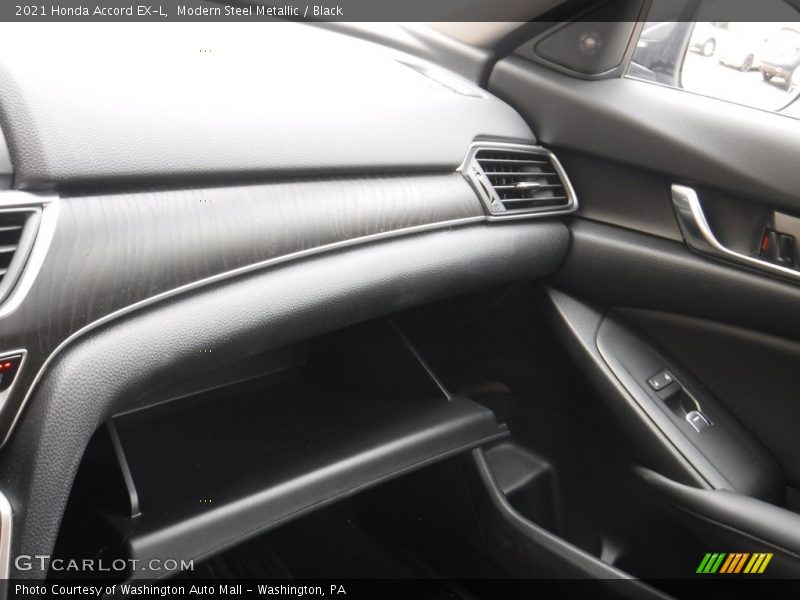 Modern Steel Metallic / Black 2021 Honda Accord EX-L