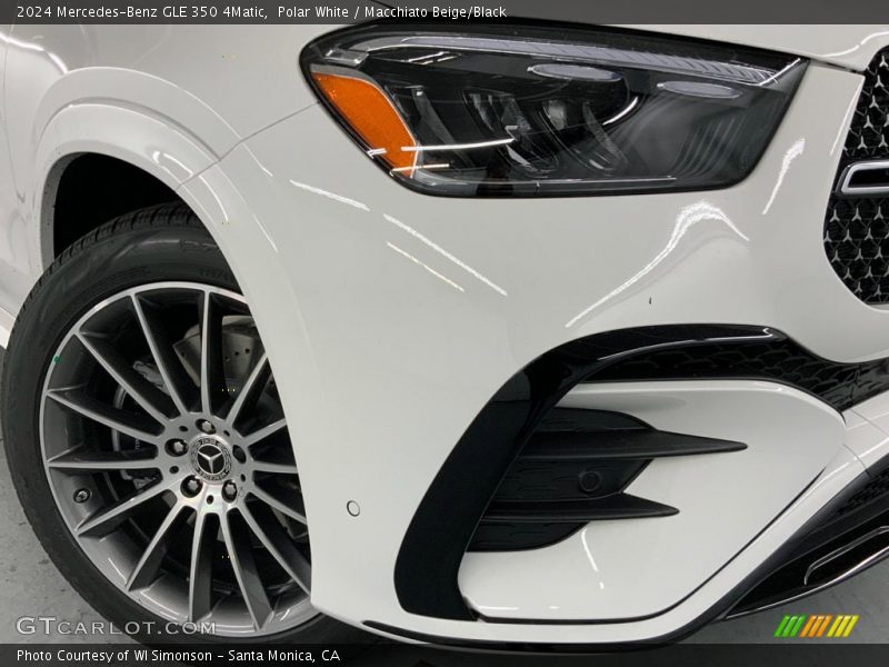 Polar White / Macchiato Beige/Black 2024 Mercedes-Benz GLE 350 4Matic