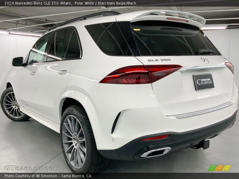 Polar White / Macchiato Beige/Black 2024 Mercedes-Benz GLE 350 4Matic