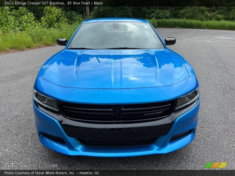 B5 Blue Pearl / Black 2023 Dodge Charger SXT Blacktop