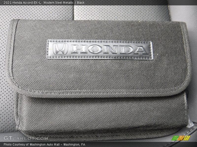 Modern Steel Metallic / Black 2021 Honda Accord EX-L