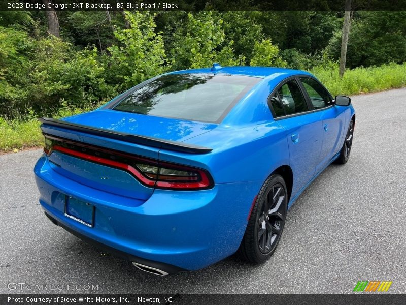 B5 Blue Pearl / Black 2023 Dodge Charger SXT Blacktop