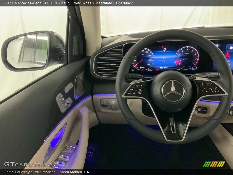 Polar White / Macchiato Beige/Black 2024 Mercedes-Benz GLE 350 4Matic