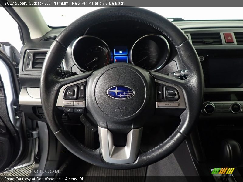 Ice Silver Metallic / Slate Black 2017 Subaru Outback 2.5i Premium