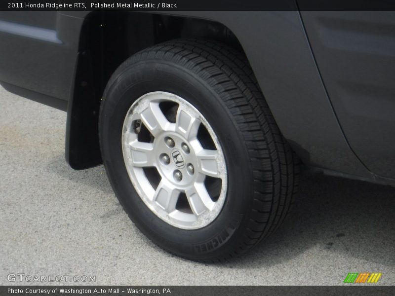 Polished Metal Metallic / Black 2011 Honda Ridgeline RTS