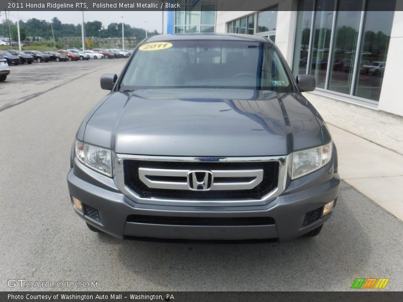 Polished Metal Metallic / Black 2011 Honda Ridgeline RTS