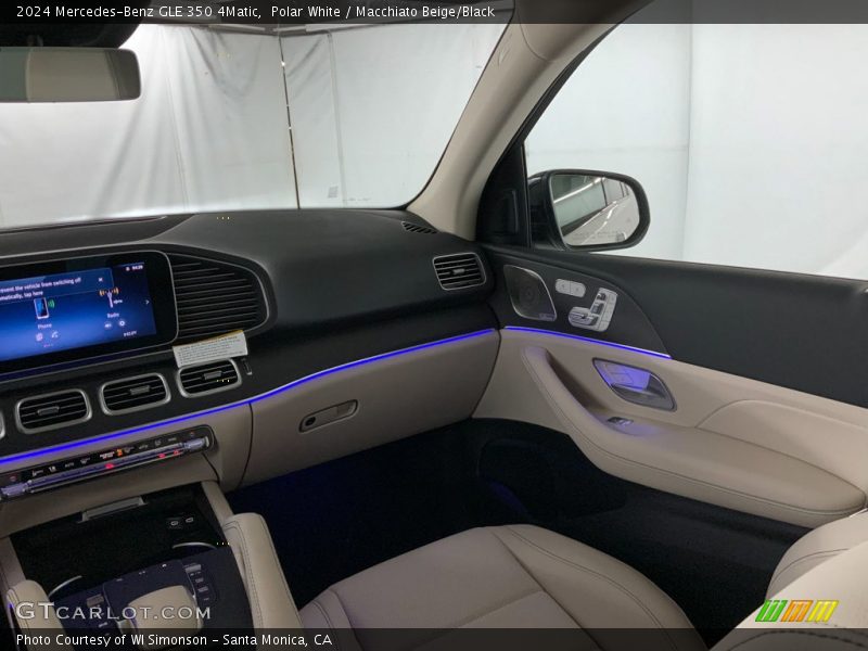 Polar White / Macchiato Beige/Black 2024 Mercedes-Benz GLE 350 4Matic