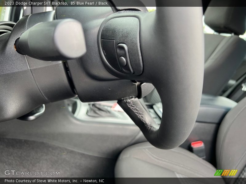 B5 Blue Pearl / Black 2023 Dodge Charger SXT Blacktop