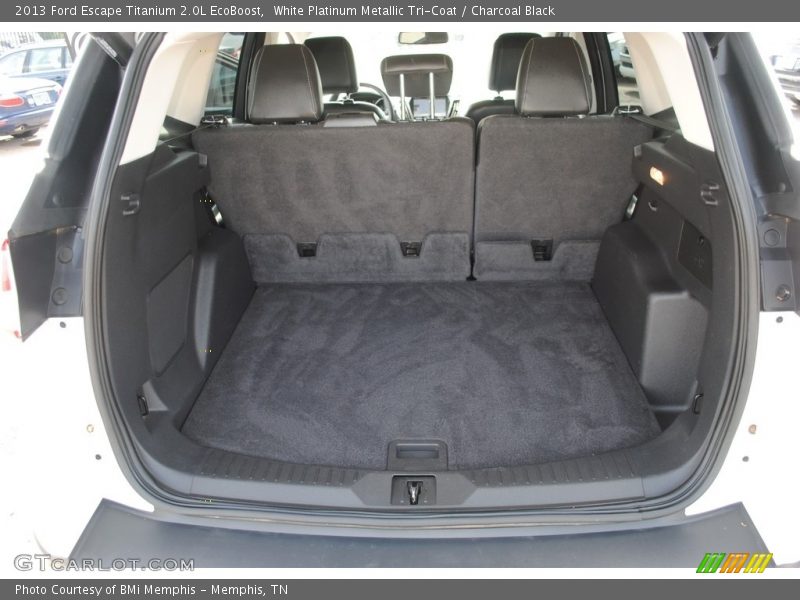 White Platinum Metallic Tri-Coat / Charcoal Black 2013 Ford Escape Titanium 2.0L EcoBoost