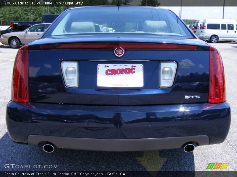 Blue Chip / Light Gray 2006 Cadillac STS V6