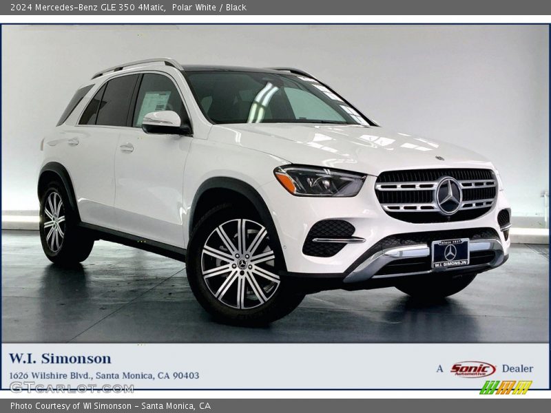 Polar White / Black 2024 Mercedes-Benz GLE 350 4Matic