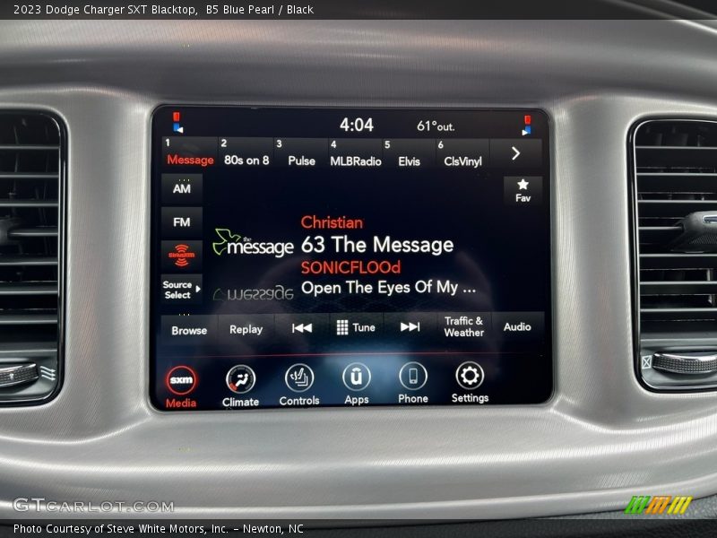 B5 Blue Pearl / Black 2023 Dodge Charger SXT Blacktop