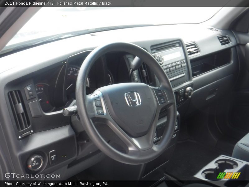 Polished Metal Metallic / Black 2011 Honda Ridgeline RTS