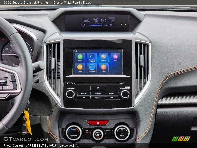 Crystal White Pearl / Black 2021 Subaru Crosstrek Premium