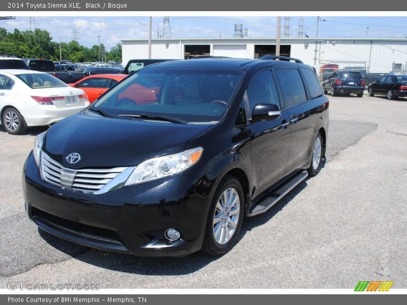 Black / Bisque 2014 Toyota Sienna XLE