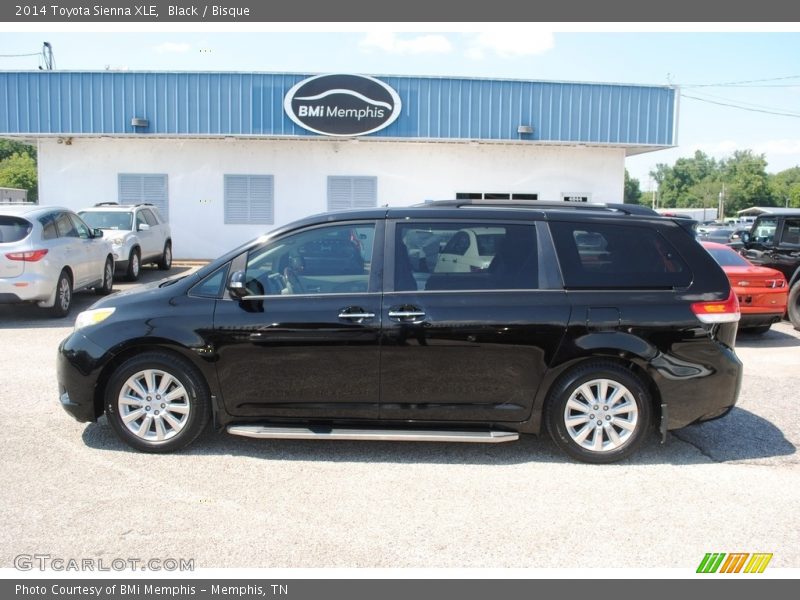 Black / Bisque 2014 Toyota Sienna XLE