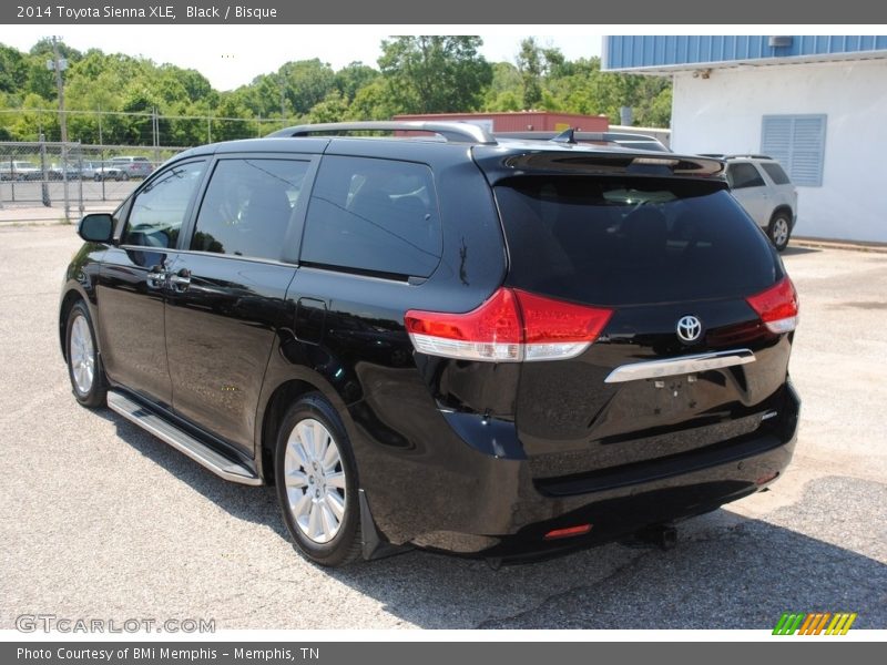 Black / Bisque 2014 Toyota Sienna XLE