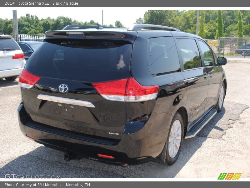 Black / Bisque 2014 Toyota Sienna XLE