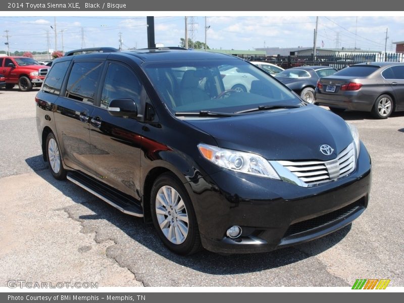 Black / Bisque 2014 Toyota Sienna XLE