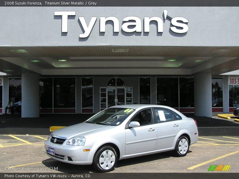 Titanium Silver Metallic / Grey 2008 Suzuki Forenza