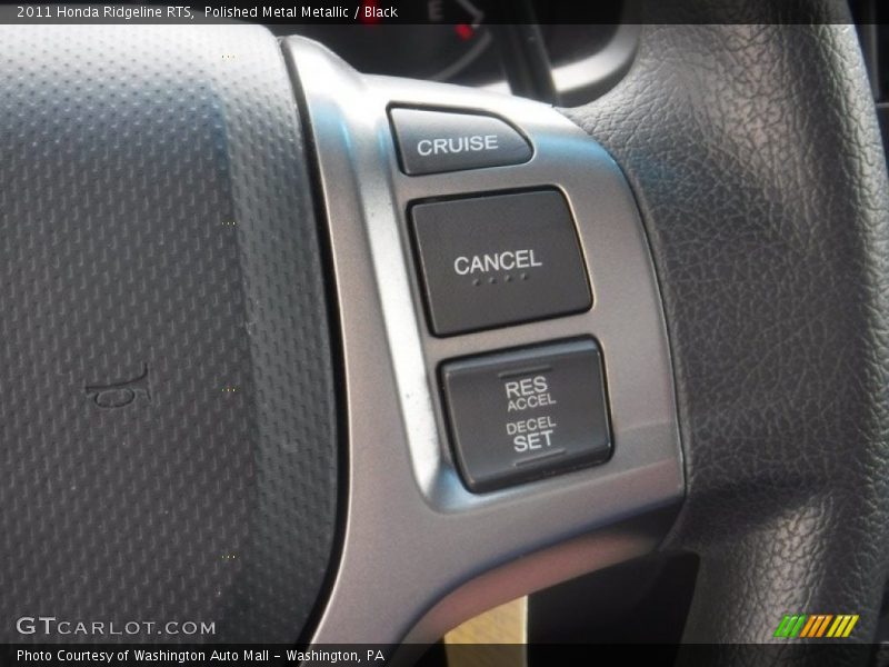 Polished Metal Metallic / Black 2011 Honda Ridgeline RTS
