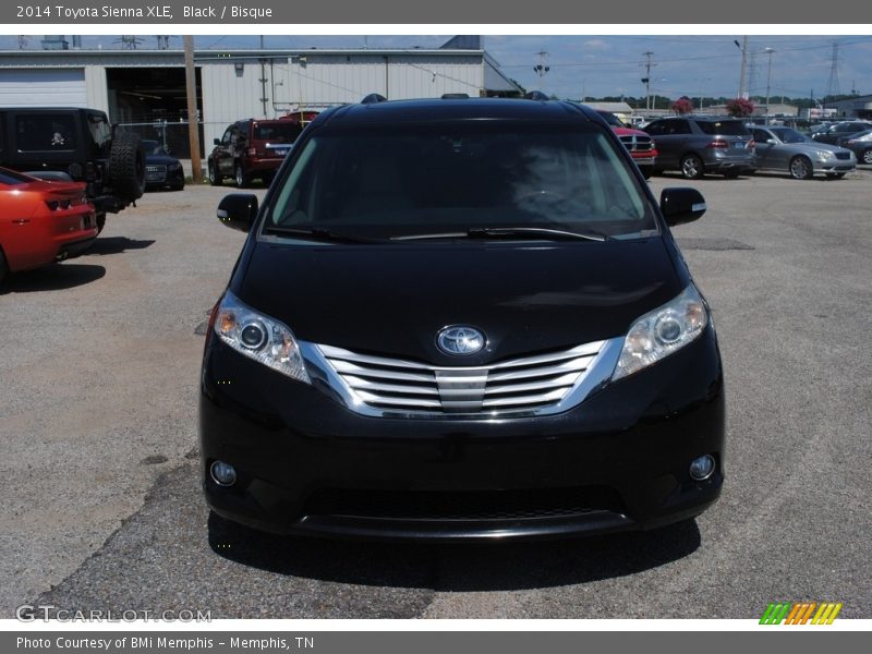 Black / Bisque 2014 Toyota Sienna XLE