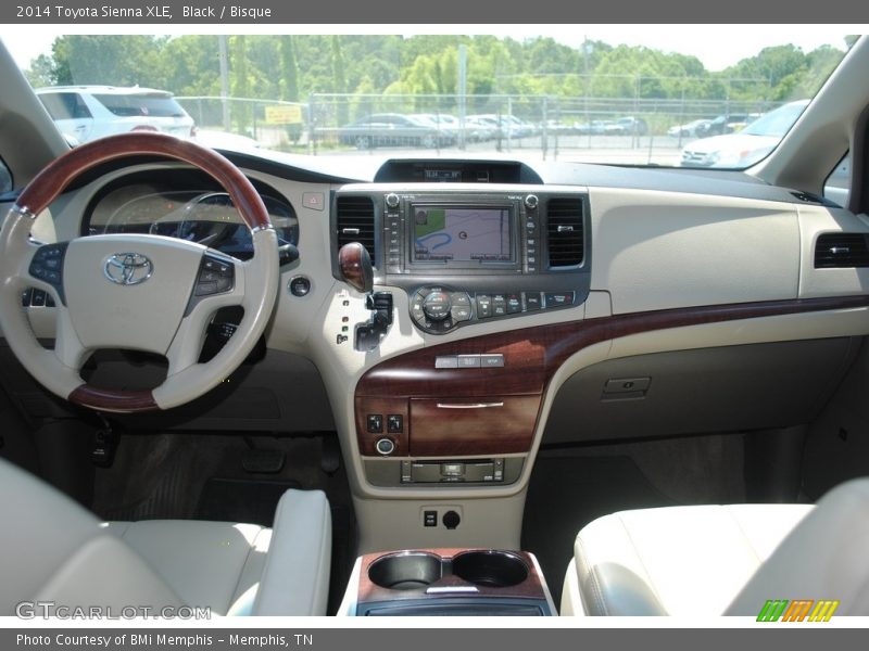 Black / Bisque 2014 Toyota Sienna XLE