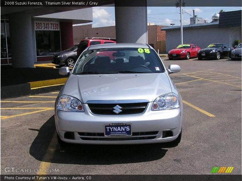 Titanium Silver Metallic / Grey 2008 Suzuki Forenza