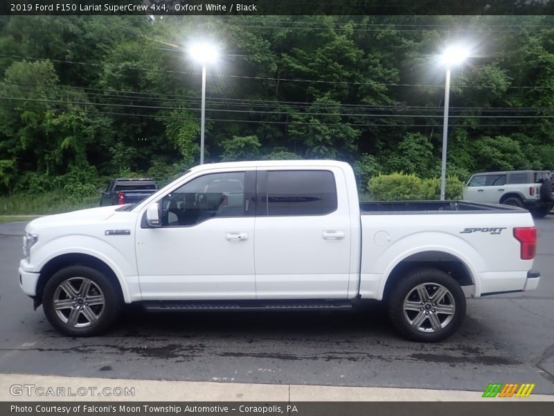 Oxford White / Black 2019 Ford F150 Lariat SuperCrew 4x4