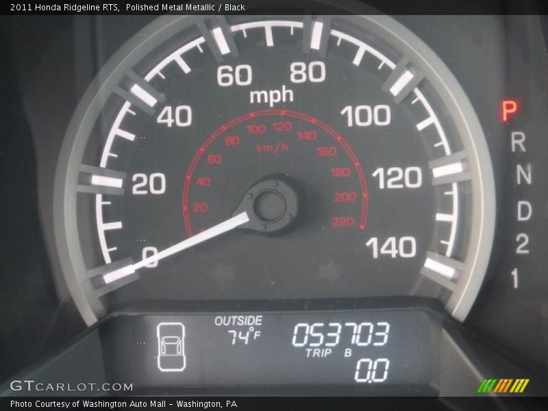 Polished Metal Metallic / Black 2011 Honda Ridgeline RTS