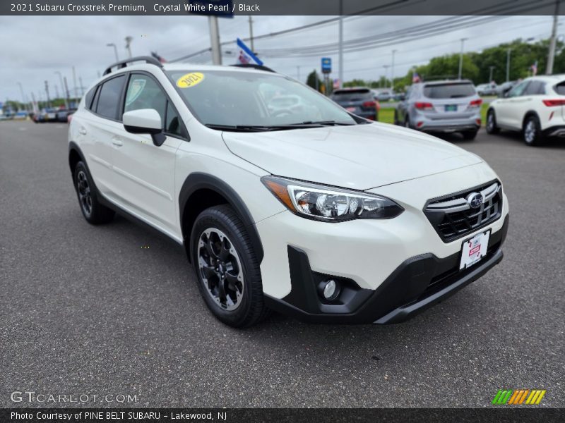 Crystal White Pearl / Black 2021 Subaru Crosstrek Premium