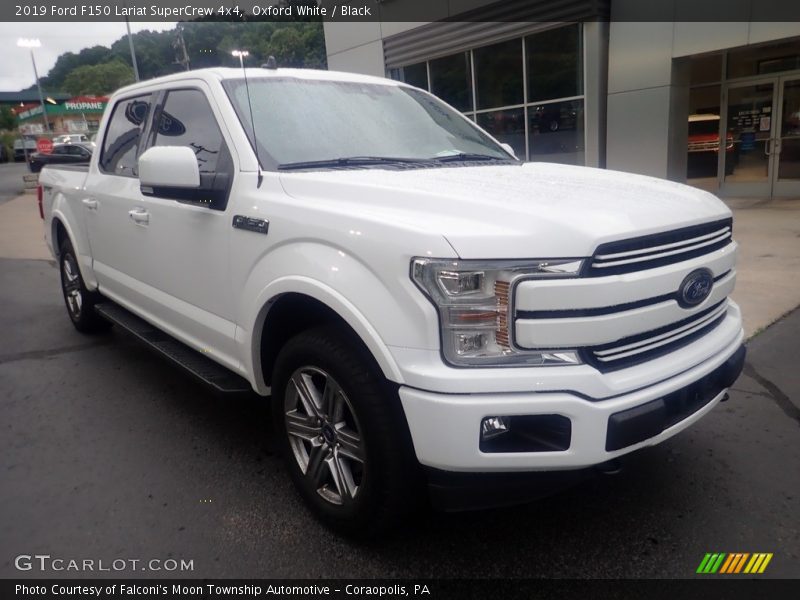 Oxford White / Black 2019 Ford F150 Lariat SuperCrew 4x4