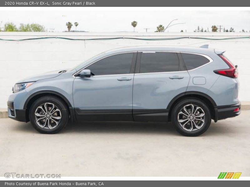 Sonic Gray Pearl / Black 2020 Honda CR-V EX-L