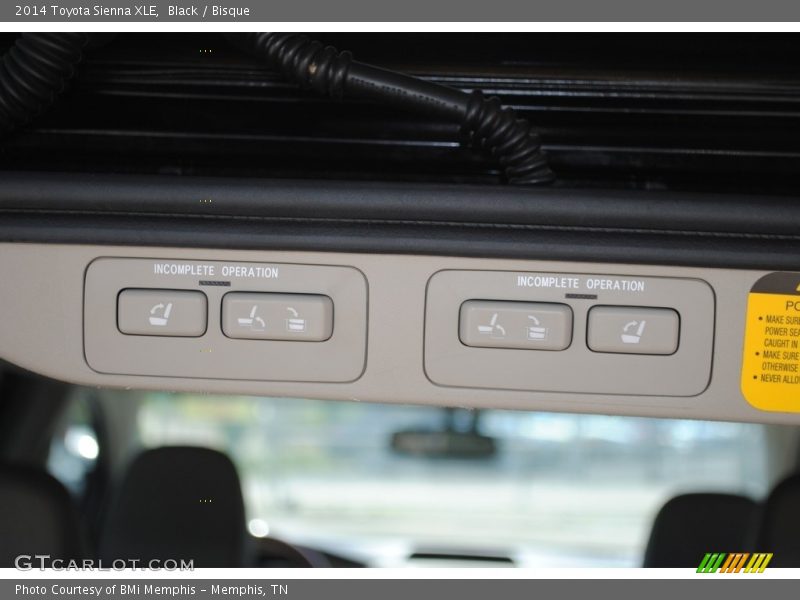 Black / Bisque 2014 Toyota Sienna XLE