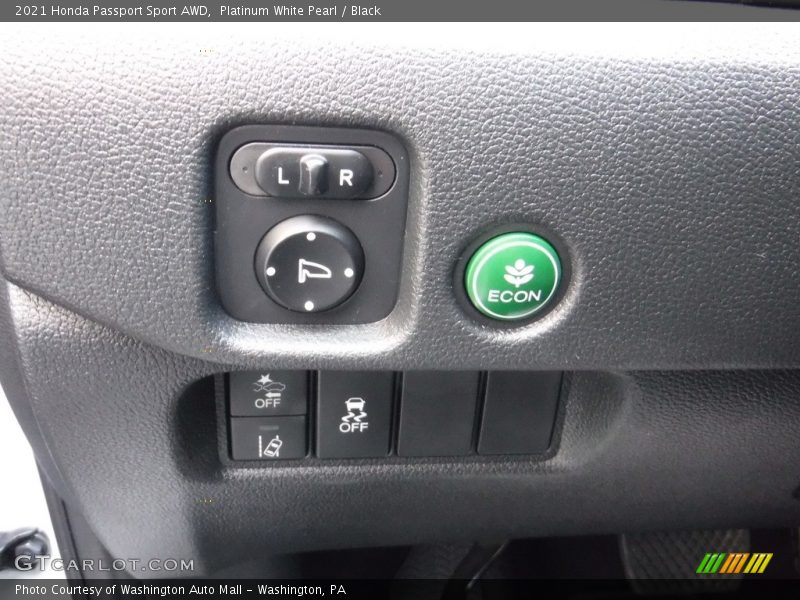 Platinum White Pearl / Black 2021 Honda Passport Sport AWD