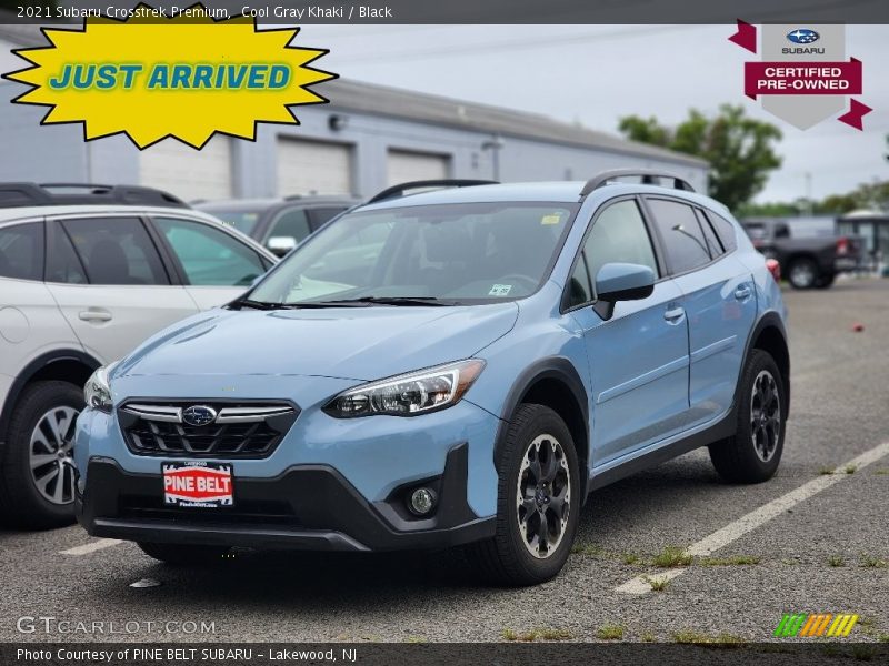Cool Gray Khaki / Black 2021 Subaru Crosstrek Premium