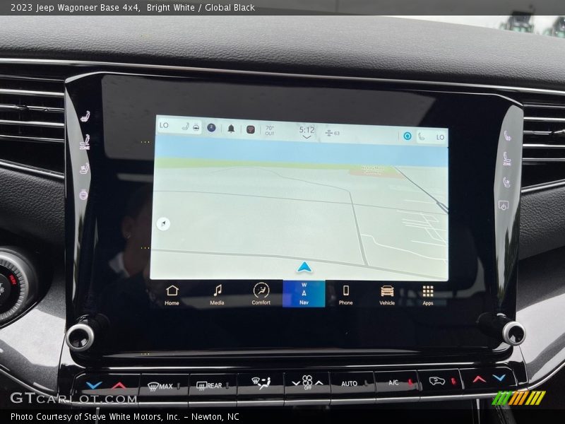 Navigation of 2023 Wagoneer Base 4x4