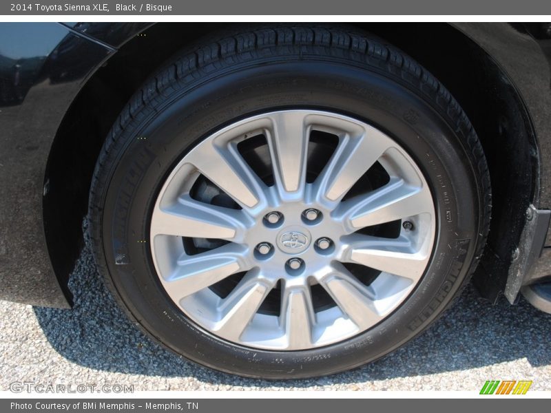 Black / Bisque 2014 Toyota Sienna XLE