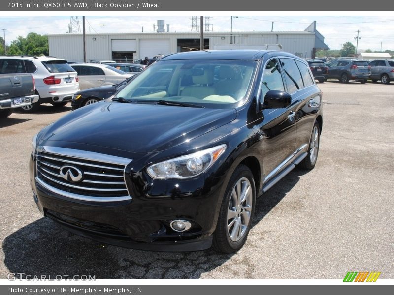 Black Obsidian / Wheat 2015 Infiniti QX60 3.5 AWD