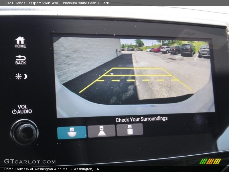 Platinum White Pearl / Black 2021 Honda Passport Sport AWD